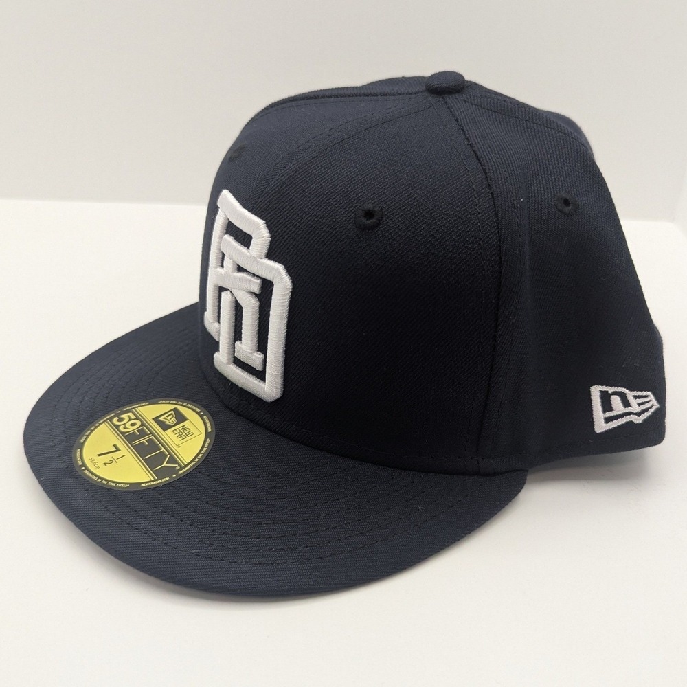 New Era 59FIFTY Dominican Republic World Baseball Classic Hat Navy Fitted 7 1/2 - Picture 3 of 12